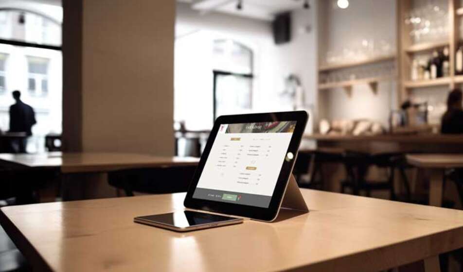 Ta betalt på en enkel tablet i restaurangen med Microdeb Biz Lt